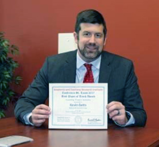 MCC Professor Kevin Batts Recognized for Research Project